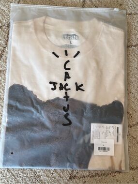 Travis Scott Hyaena Tee Natural Asia Tour 2025 Where Was U Large NWT